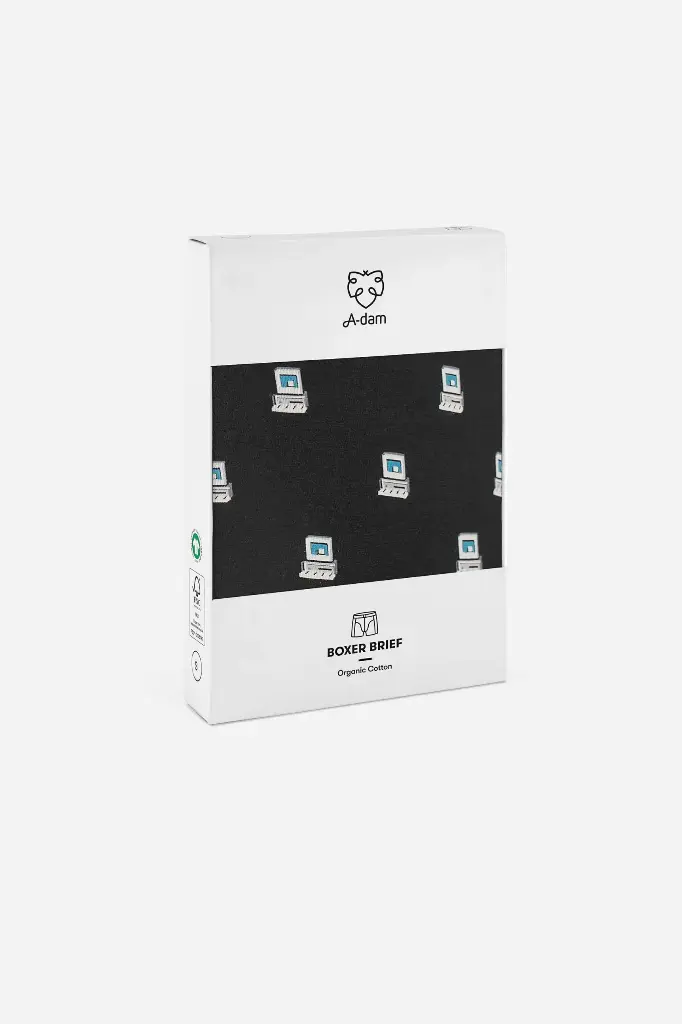 BOXER BRIEF - BLACK COMPUTER
