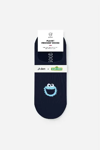 NO SHOW SOCKS - NAVY COOKIEMONSTER